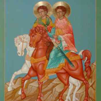 Click para ampliar. Pulsa en el nombre para ver la ficha. Homosexualidad - S. Sergio y S. Baco